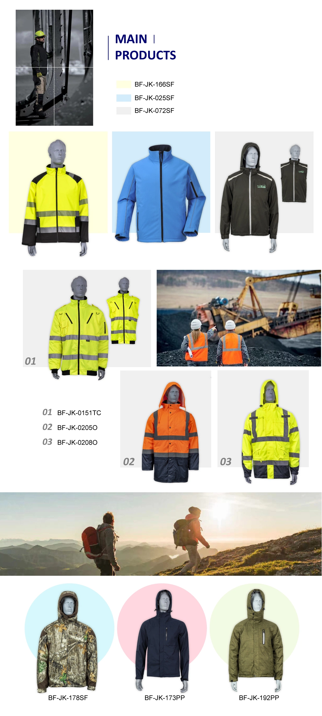 Wholesale Outdoor Custom Logo Light Weight Packable Work Wear Uniform Warm Duck Goose Down Men Padded Winter Puffer Jacket